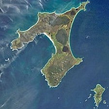 Birds Eye view of the Chatham Islands